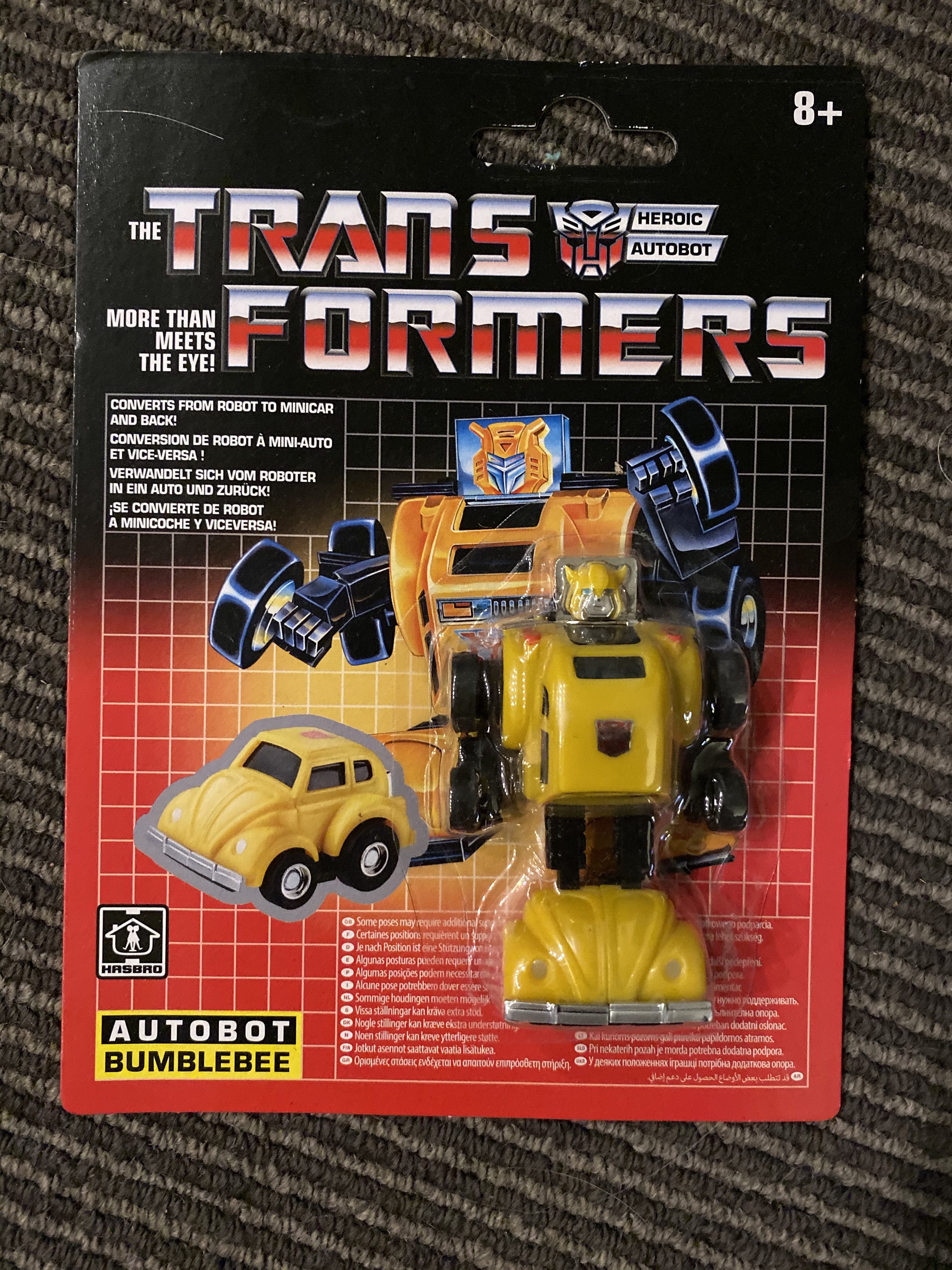 Transformers G1 Reissue Minibot Bumblebee iTF Garage Sale
